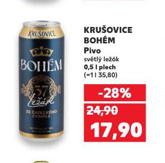 PIVO KRUOVICE BOHM