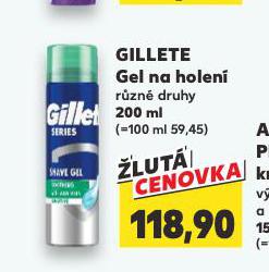 GILLETTE GEL NA HOLEN