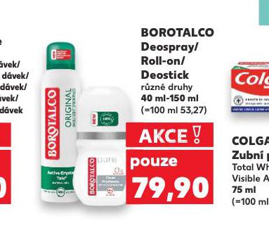 BOROTALCO DEOSPREJ, ROLL-ON, STICK