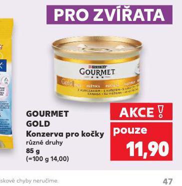 GOURMTE GOLD KONZERVA PRO KOKY