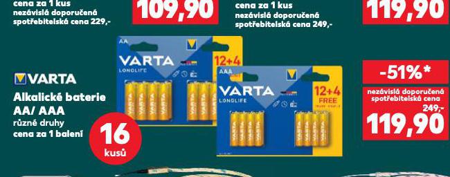 VARTA ALKALICK BATERIE