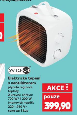 ELEKTRICK TOPEN S VENTILTOREM