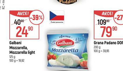 GALBANI MOZZARELLA, MOZARELLA LIGHT