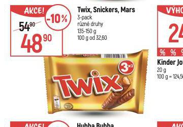 TWIX, SNICKERS, MARS