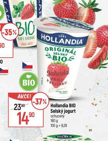 HOLLANDIA BIO SELSK JOGURT OCHUCEN