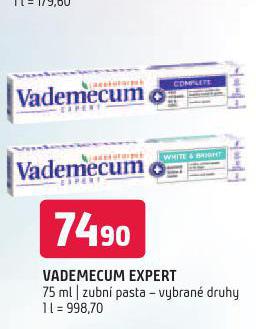 VADEMECUM EXPERT ZUBN PASTA