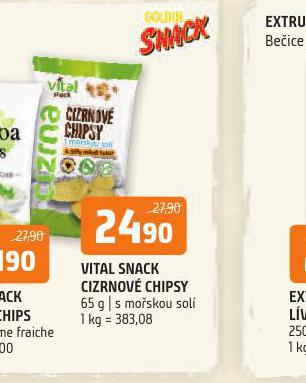 VITAL SNACK CIZRNOV CHIPSY