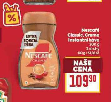 NESCAF INSTANTN KVA CREMA, CLASSIC