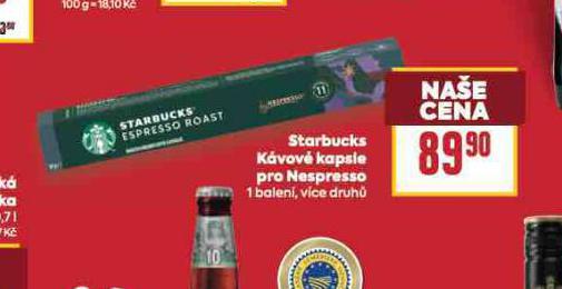 STARBUCKS KVOV KAPSLE PRO NESPRESSO