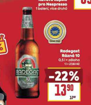 PIVO RADEGAST RZN 10