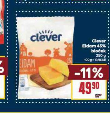 CLEVER EIDAM 45% BLOEK