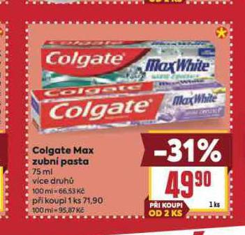 COLGATE MAX ZUBN PASTA