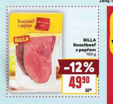 BILLA ROSTBEEF S PEPEM