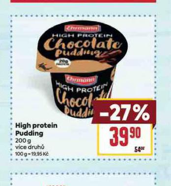 HIGH PROTEIN PUDDING