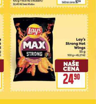 LAYS STRONG HOT WINGS