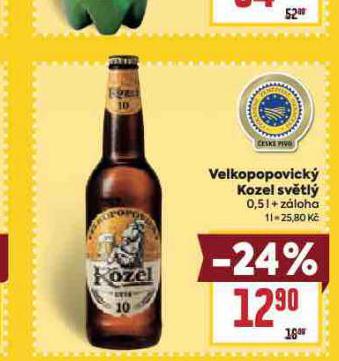 PIVO VELKOPOPOVICK KOZEL 10