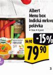 ALBERT MENU BOX INDICK MRKVOV POLVKA