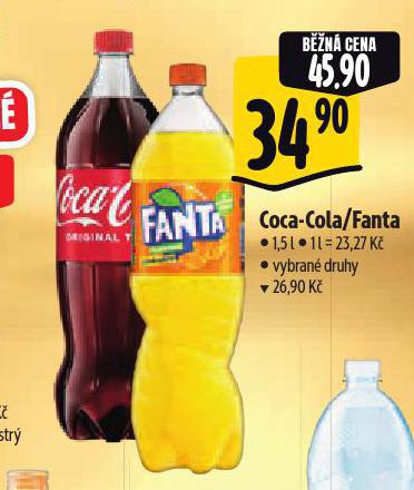 COCA COLA, FANTA