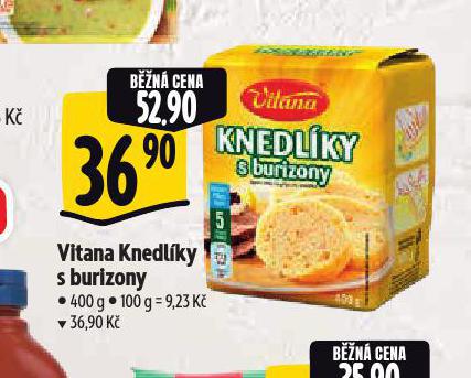 VITANA KNEDLKY S BURIZONY