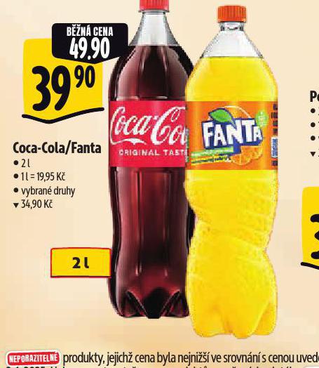 COCA COLA, FANTA