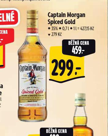 CAPTAIN MORGAN SPICED GOLD