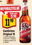 PIVO GAMBRINUS ORIGINL 10