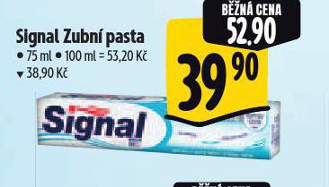 SIGNAL ZUBN PASTA