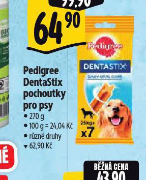 PEDIGREE DENTASTIX POCHOUTKY PRO PSY