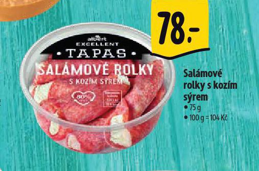 SALMOV ROLKY S KOZM SREM