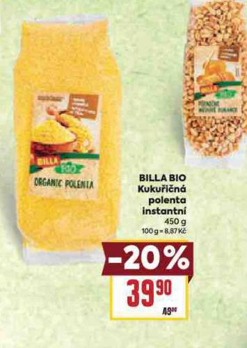 BILLA BIO KUKUIN POLENTA INSTANTN