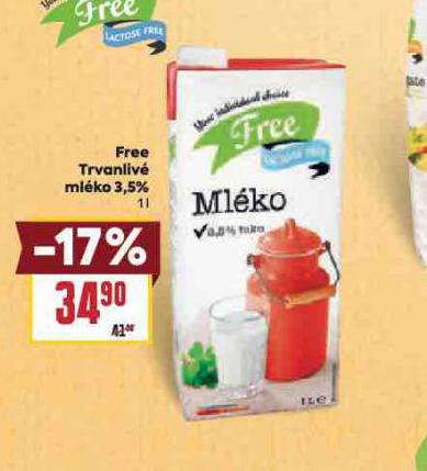 FREE TRVANLIV MLKO 3,5%