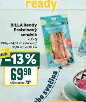 BILLA READY PROTEINOV SENDVI