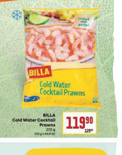 BILLA COLD WATER COCKTAIL PRAWNS