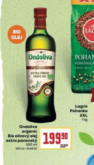 ONDOLIVA ORGANIC BIO OLIVOV OLEJ EXTRA PANENSK