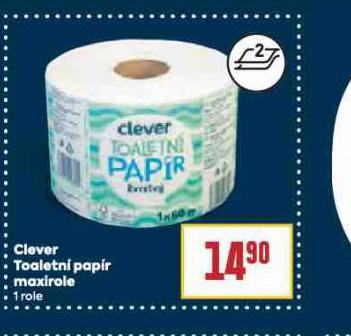 CLEVER TOALETN PAPR MAXIROLE