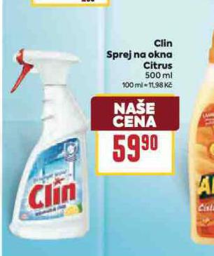 CLIN SPREJ NA OKNA CITRUS