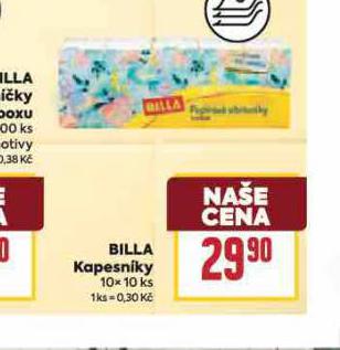 BILLA KAPESNKY