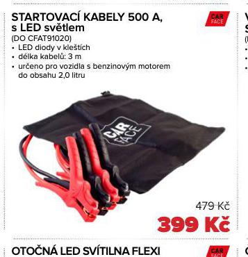 STARTOVAC KABELY 500 A S LED SVTLEM