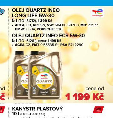 OLEJ QUARTZ INEO LONG LIFE 5W-30