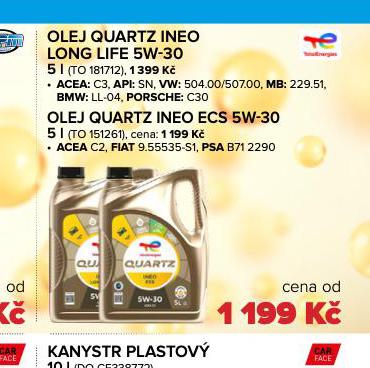 OLEJ QUARTZ INEO ECS 5W-30