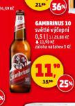 PIVO GAMBRINUS ORIGINL 10