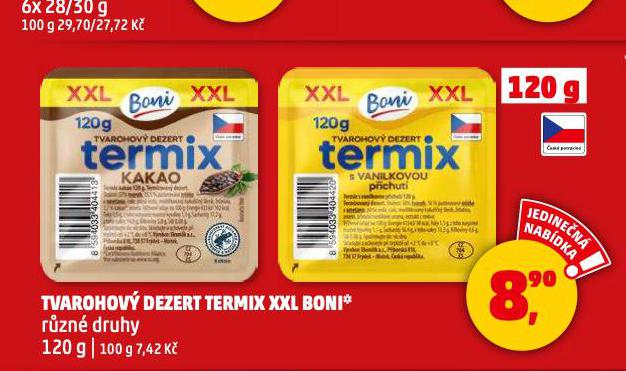 TVATROHOV DEZERT TERMIX XXL BONI