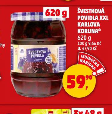 VESTKOV POVIDLA XXL KARLOVA KORUNA