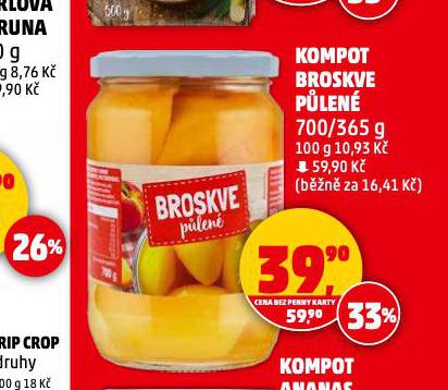 KOMPOT BROSKVE PLEN