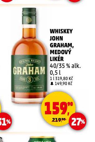 WHISKEY JOHN GRAHAM, MEDOV LIKR