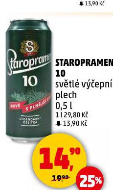 PIVO STAROPRAMEN 10