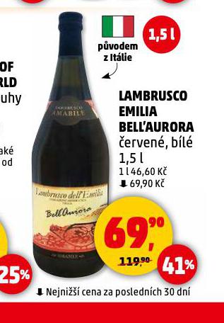 LAMBRUSCO EMILIA BELLAURORA