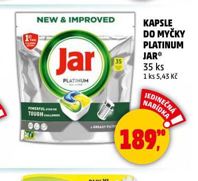 JAR PLATINUM KAPSLE DO MYKY