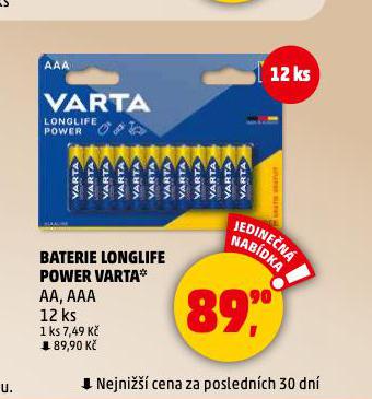 BATERIE LONGLIFE POWER VARTA