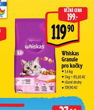 WHISKAS GRANULE PRO KOKY